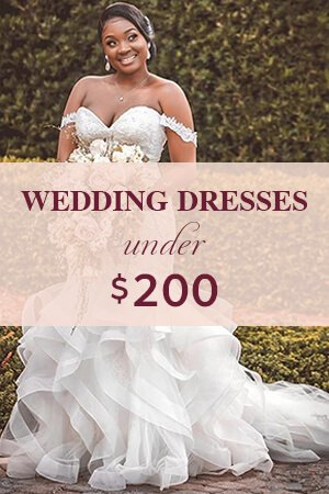 wedding dresses under 200